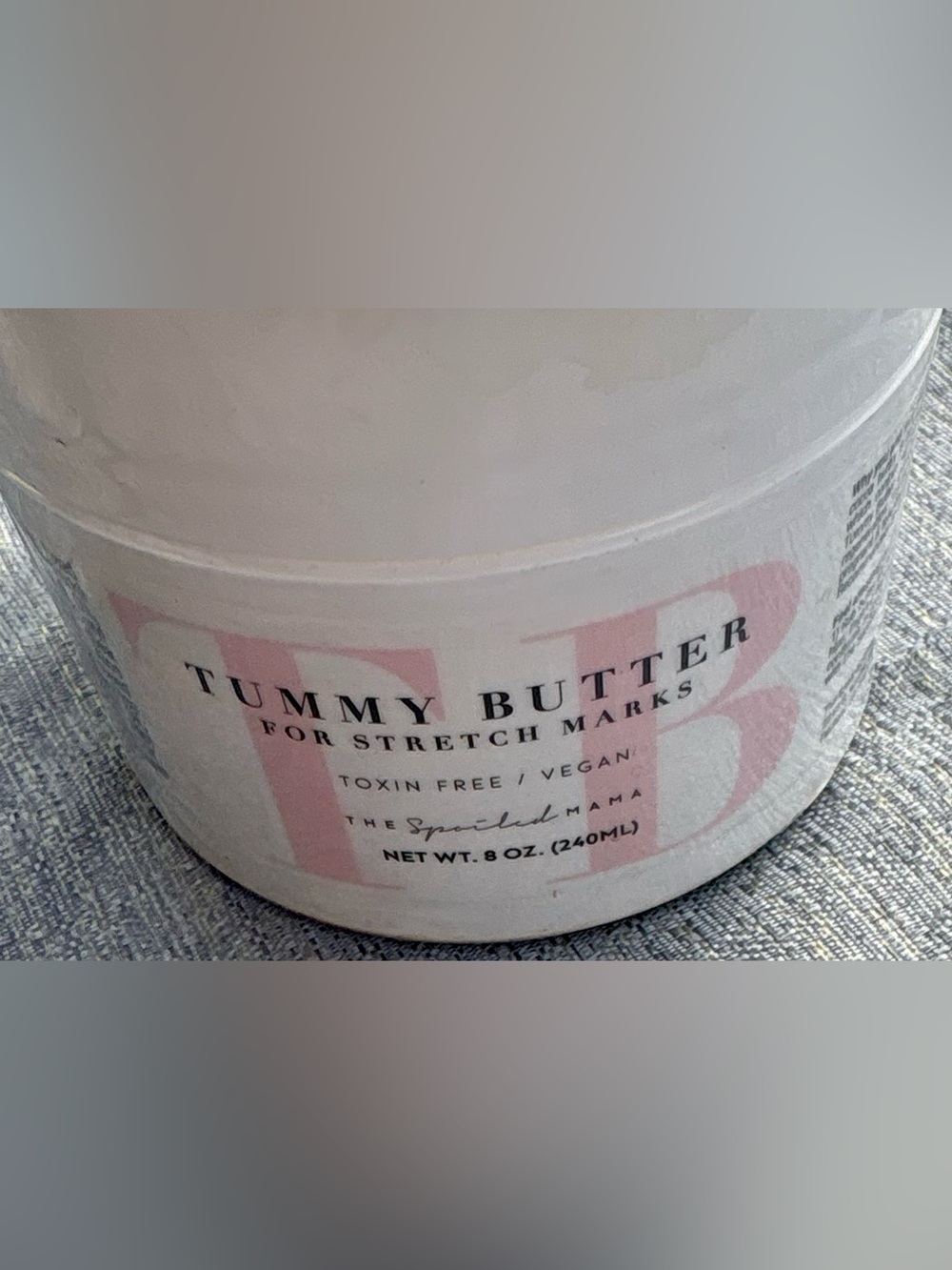 Tummy Butter for Stretch Marks - White & Pink